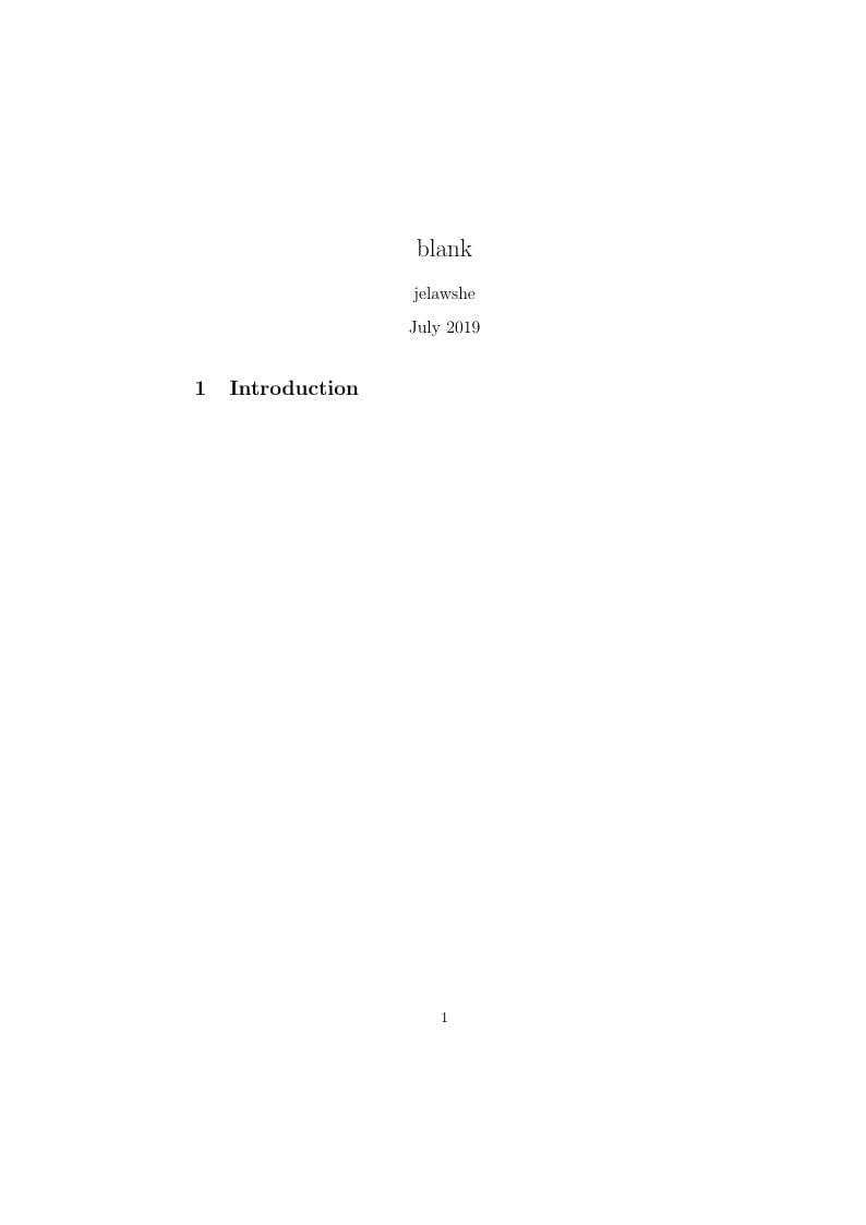 blank