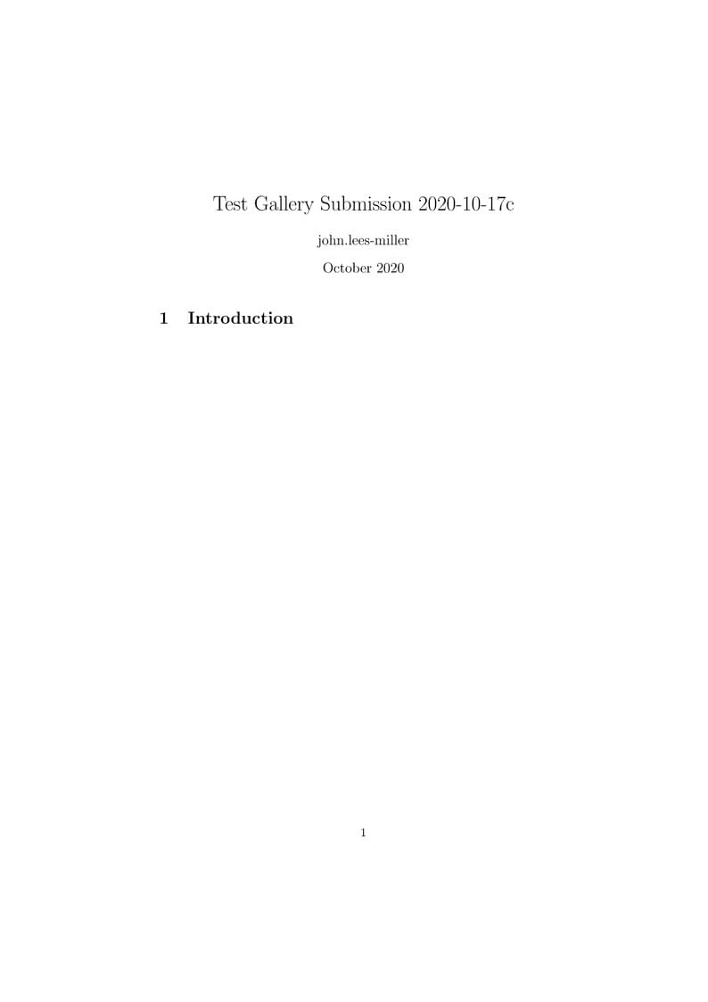 Test Gallery Submission 2020-10-17