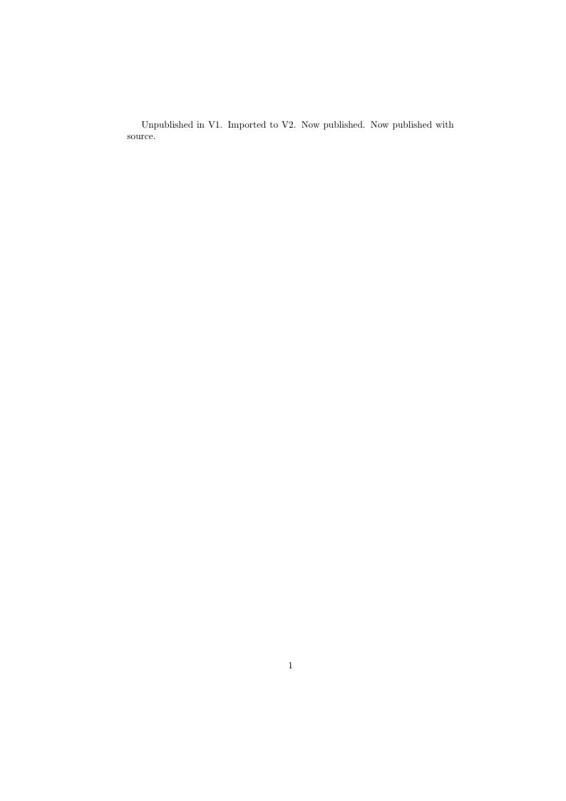 C V1 Unpublished